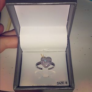 STERLING SILVER HEART RING